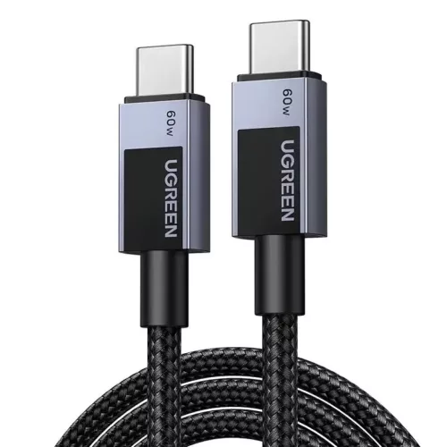 USB-C 2.0 -ról USB-C 2.0-ra Ugreen L524 PD 3A 3m kábel (szürke)