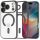 iPhone 17 Pro Max Techsuit - Luxury Crystal MagSafe - Fekete tok