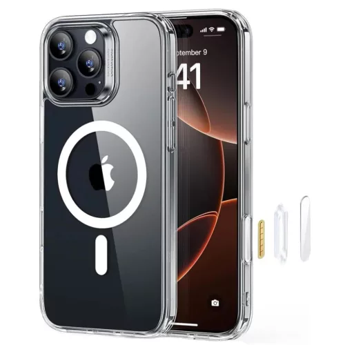 iPhone 16 Pro Átlátszó ESR Klasszikus Hibrid HaloLock tok