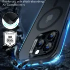 iPhone 16 Pro Matt Fekete ESR Klasszikus Hibrid HaloLock tok