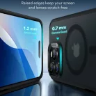 iPhone 16 Pro Matt Fekete ESR Klasszikus Hibrid HaloLock tok