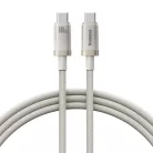 Baseus - Adatkábel Type-C, Gyors töltés, PD100W, 480Mbps, E-Mark Smart Chip, 1m - Galaxy Titanium Gold