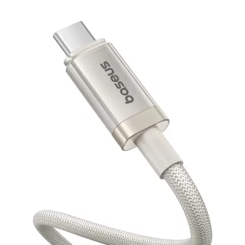 Baseus - Adatkábel Type-C, Gyors töltés, PD100W, 480Mbps, E-Mark Smart Chip, 1m - Galaxy Titanium Gold