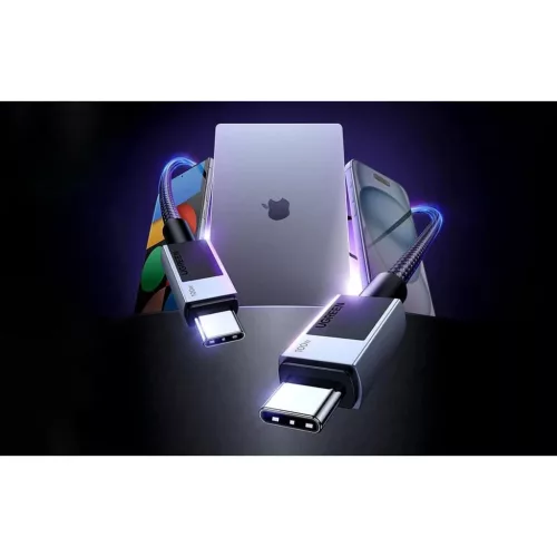 Ugreen L512 USB-C - USB-C kábel, 100W, 5A, 2m (fekete)