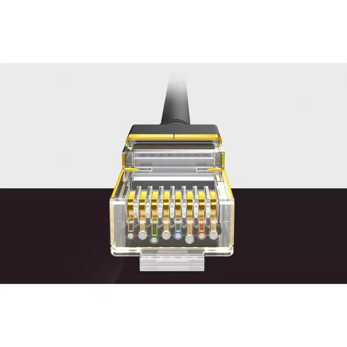UGREEN NW107 Ethernet RJ45 kábel, Cat.7, STP, 1m (fekete)