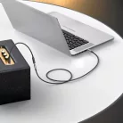 Ugreen AV118 10538 kábel 3.5 mm mini jack (férfi) / 3.5 mm mini jack (női) 5m - ezüst