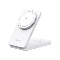   Wireless Charger UGREEN W706 2in1 töltőállomás, 20W, 1.67A, Fehér
