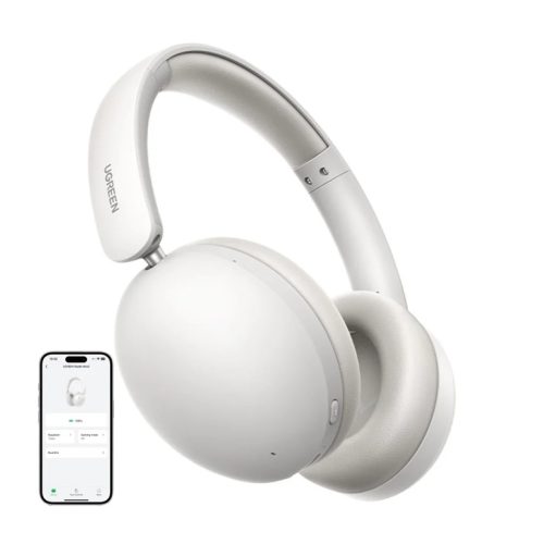 Ugreen Studio Max 2 Over-Ear Fejhallgató, Bluetooth 5.4 (Fehér)