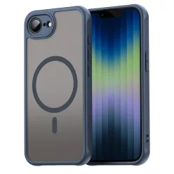   Techsuit - HaloFrost II MagSafe - iPhone 16 - Tengerészkék tok