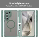 Samsung Galaxy S24 Ultra Zöld Techsuit HaloFrost II MagSafe tok