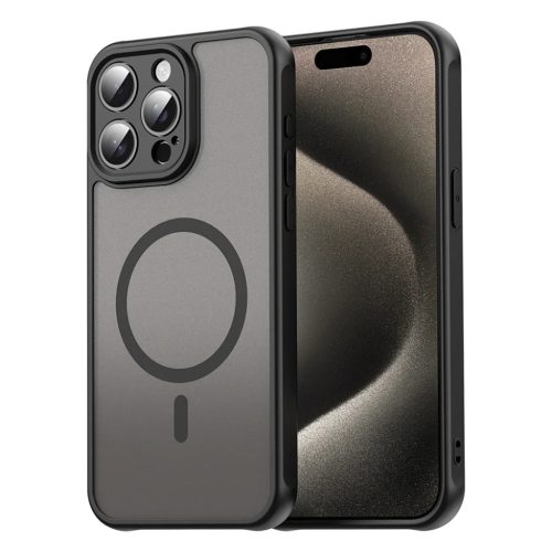 Techsuit - HaloFrost II MagSafe - iPhone 15 Pro Max - Fekete tok