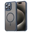 Techsuit - HaloFrost II MagSafe - iPhone 15 Pro Max - Sötétkék tok