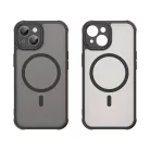 iPhone 15 Plus Techsuit - HaloFrost II MagSafe tok - Fekete.
