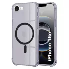 Apple iPhone 16e/17e Smoke Black Techsuit - Shockproof Clear Silicone MagSafe tok
