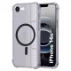 Apple iPhone 16e/17e Smoke Black Techsuit - Shockproof Clear Silicone MagSafe tok