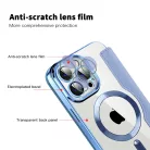 iPhone 14 Pro Max Világoskék Techsuit SmartMag könyv tok