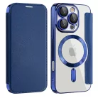Techsuit - SmartMag Könyv Tok - iPhone 16 Pro - Kék tok