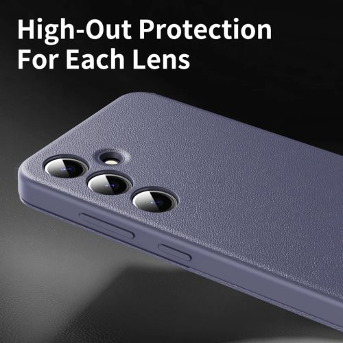 Techsuit - SmartView sorozat - Samsung Galaxy S24 FE - Lila tok