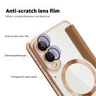 Techsuit - SmartMag Könyv Tok - Samsung Galaxy S25 Edge - Barna tok