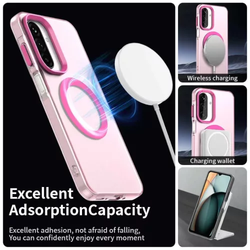 Samsung Galaxy A17 5G Pink Techsuit CandyCase MagSafe tok