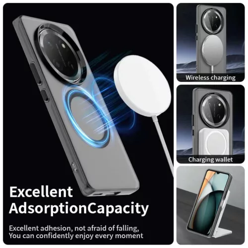 Honor Magic7 Lite / X9c Fekete Techsuit CandyCase MagSafe tok