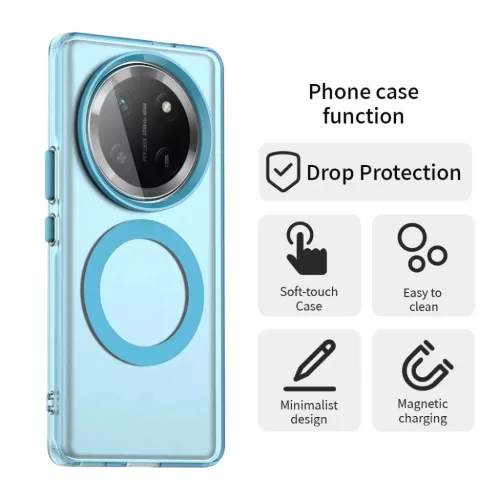 Honor Magic7 Lite / X9c Kék Techsuit - CandyCase MagSafe tok