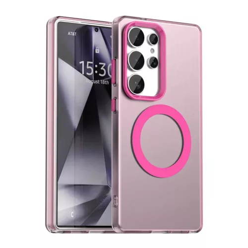 Samsung Galaxy S25 Ultra Rózsaszín Techsuit CandyCase MagSafe tok