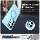 Samsung Galaxy S25 Ultra Kék Techsuit CandyCase MagSafe tok