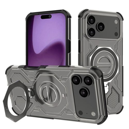 iPhone 17 Pro Max Füstfekete Techsuit Carbon Shield PRO tok