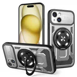 Techsuit - RuggedCam - iPhone 15 - Szürke tok