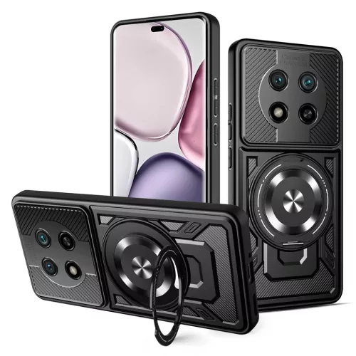 Honor Magic7 Lite / X9c Fekete Techsuit RuggedCam tok