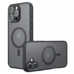   iPhone 16 Pro Techsuit - PureFrost MagSafe - Fagyos Fekete. tok