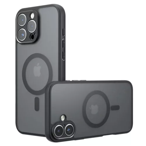 iPhone 16 Pro Techsuit - PureFrost MagSafe - Fagyos Fekete. tok