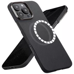   iPhone 16 Pro Techsuit - Aramid szálas MagSafe tok - Fekete.