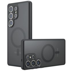   Samsung Galaxy S23 Ultra Techsuit - PureFrost MagSafe - Fagyos fekete tok
