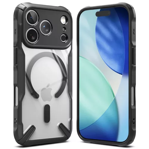 iPhone 17 Pro Fekete Ringke - Fusion X MagSafe tok