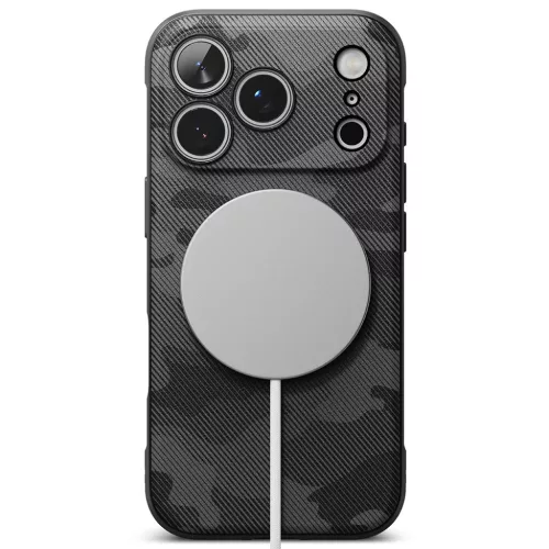 iPhone 17 Pro Camo Black Ringke - Onyx MagSafe tok