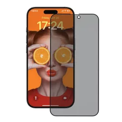   iPhone 17 Air Átlátszó ANANK 2.5D 5X Erősített 180° Privacy Képernyővédő üvegfólia