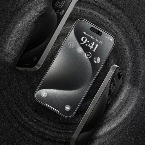 iPhone 17 Air Átlátszó ANANK 2.5D 5X Erősített 180° Privacy Képernyővédő üvegfólia
