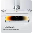 iPhone 17 Pro Max Fekete ANANK 2.5D 5X Erősített Teljes Üveg Képernyővédő üvegfólia