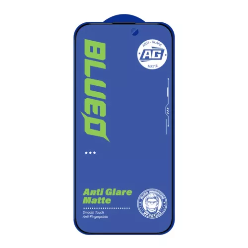 iPhone 15 Pro Max Fekete Blueo - Anti-Glare Glass üvegfólia