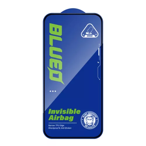 iPhone 15 Pro Fekete Blueo - Törésálló Üveg üvegfólia