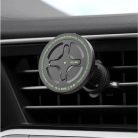 Blueo - Ape Legend autós tartó vezeték nélküli töltéssel - szellőzőrácsra, Type-C, 15W, 360°-os forgathatóság - fekete