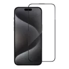 Blueo - Tükröződésmentes HD üveg - iPhone 15 / iPhone 16 - Fekete üvegfólia