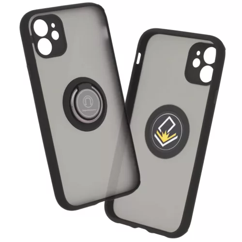 iPhone 11 - Techsuit Glinth - Fekete tok