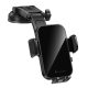 Autó Tartó (LT-W11) - Műszerfalra/Szélvédőre, Mágneses, Egykattintásos Zár, 360°, Alacsony-profilú Dizájn - Fekete Lito