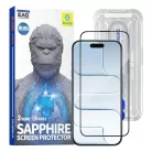 iPhone 17 Air Fekete Blueo - Sapphire képernyővédő applikátorral Pro üvegfólia
