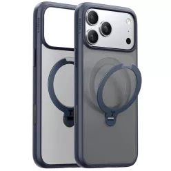   iPhone 17 Pro Max Torras Ostand Spin MagSafe Series - Tengerészkék tok