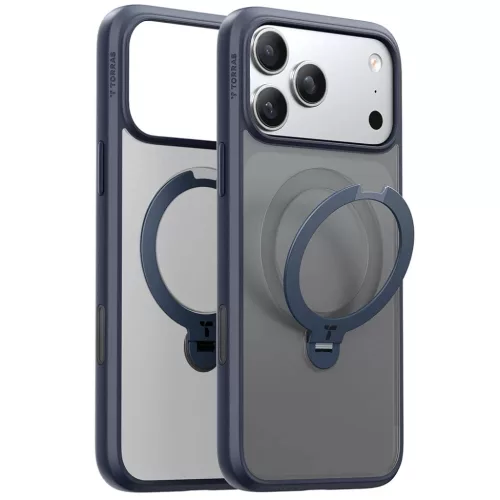 iPhone 17 Pro Max Torras Ostand Spin MagSafe Series - Tengerészkék tok