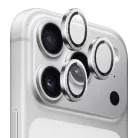 iPhone 17 Pro / iPhone 17 Pro Max Ezüst Gyémánt Blueo - Original Metal Frame Lencse Üveg üvegfólia